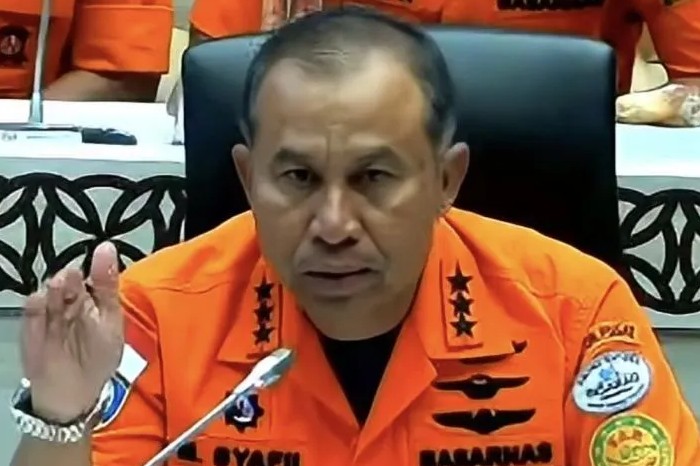 Kepala Badan Nasional Pencarian dan Pertolongan (Basarnas) Mohammad Syafii 