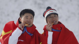 Wang Xindi Sabet Emas Aerials Saat Persaingan Hoki dan Ski Memanas
