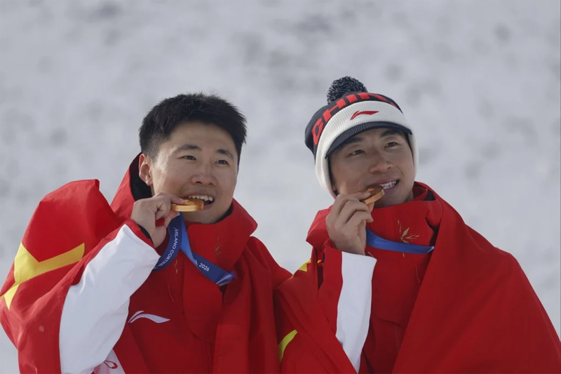 Wang Xindi Sabet Emas Aerials Saat Persaingan Hoki dan Ski Memanas