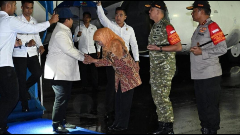 Presiden Prabowo di Jawa Timur Jelang Mujahadah Kubro NU