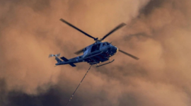 Helikopter evakuasi korban banjir jatuh di Peru