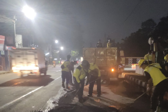 Pemkot Tangerang Rampungkan Perbaikan Jalan Bouraq dan Proklamasi Karawaci