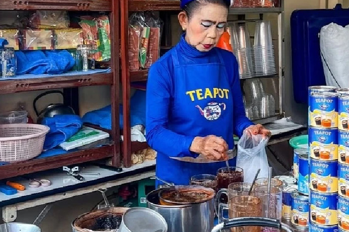 Teh susu Thailand yang manis karakteristik 