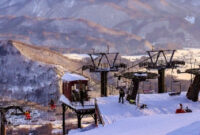 Titik ski di resor Gunung Tsugaike, Lembah Hakuba, Jepang. Foto: SCMP