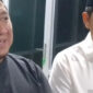 Wakil Bupati Penajam Paser Utara, Kalimantan Timur Abdul Waris Muin (kanan) bersama Bupati Mudyat Noor. 