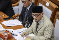 Wakil Menteri Haji dan Umrah Dahnil Anzar Simanjuntak. (ANTARA FOTO/Dhemas Reviyanto) 