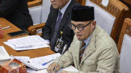 Wakil Menteri Haji dan Umrah Dahnil Anzar Simanjuntak. (ANTARA FOTO/Dhemas Reviyanto) 