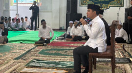 Wakil Presiden (Wapres) Gibran Rakabuming menyambangi Pondok Pesantren Amanatul Ummah yang berlokasi di Jl. Raya Tirtowening, Desa Bendunganjati, Kecamatan Pacet, Kabupaten Mojokerto. [BPMI/Setwapres ]