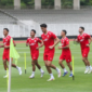 Latihan Perdana Timnas Indonesia