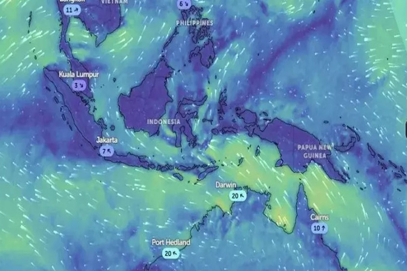 Transisi Monsun Asia ke Australia Picu Potensi Cuaca Ekstrem di Indonesia